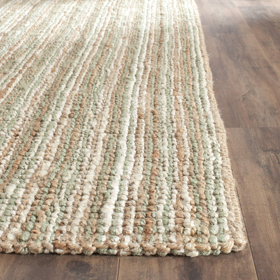 SAFAVIEH Area Rug 9x12 - Natural Fiber Collection - Large - Natural Brown, Handmade Jute, Farmhouse Style, Chunky Textured Thick Pile (NF447A)