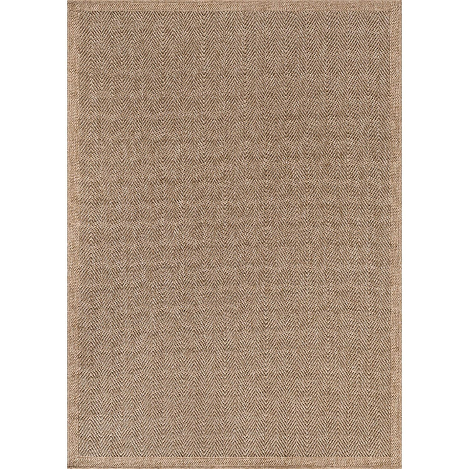 CAMILSON Easy Jute Rug 10x14, Indoor Outdoor Natural Color Fiber Area Rugs for Living Room Patio and Kitchen Rug, Sisal Boho Woven Design, Easy-Cleaning, Washable Outside Carpet Alfombras (10 x 14)