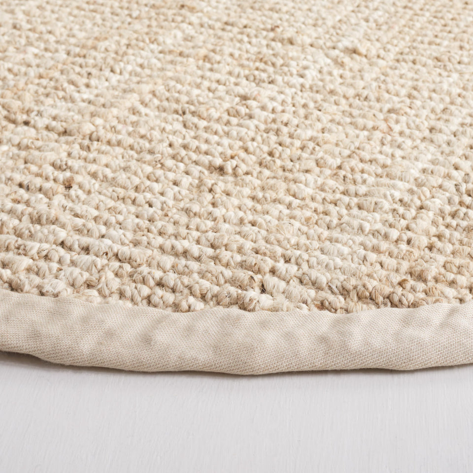 SAFAVIEH Area Rug 9x12 - Natural Fiber Collection - Large - Natural Brown, Handmade Jute, Farmhouse Style, Chunky Textured Thick Pile (NF747A)