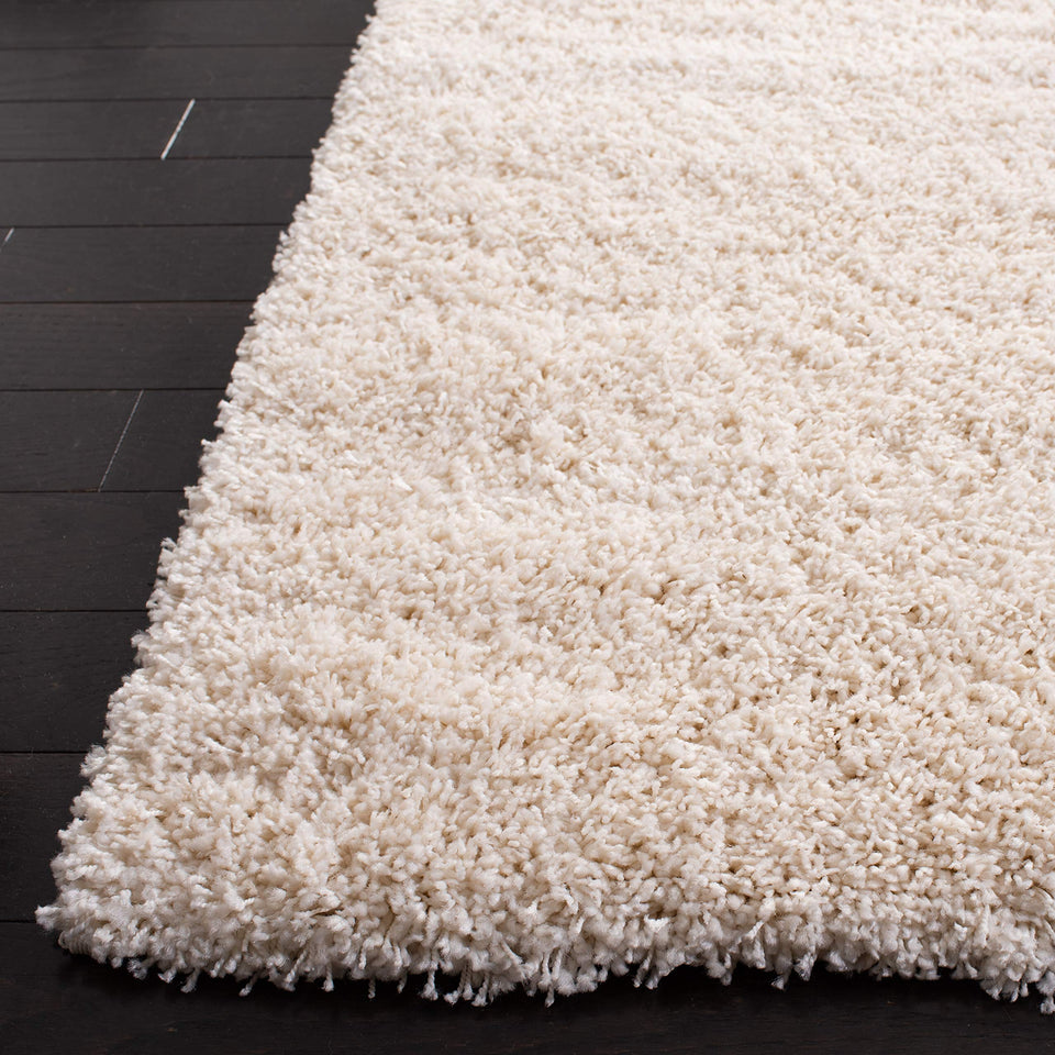 SAFAVIEH Area Rug 8x10 - California Shag Collection - Large - Beige, Non-Shedding & Easy Cleaning, Ultra Plush Thick Pile, Ideal for Living Room, Bedroom, Dining Space (SG151-1313)