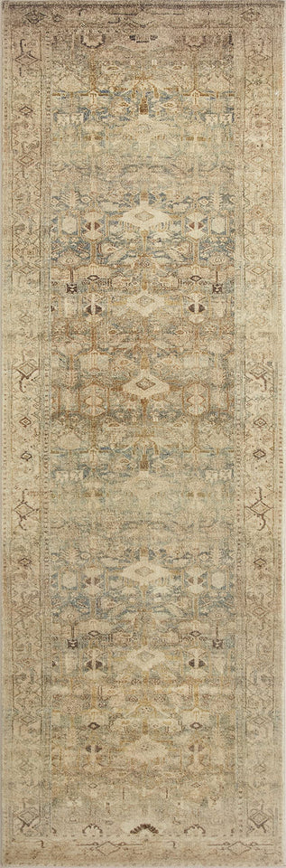 Loloi Margot Collection MAT-01 Antique/Sage 8'-6" x 11'-6" Area Rug, No-Shed Easy Clean Large Patterned Area Rug for Living Room, Bedroom, Dining Area