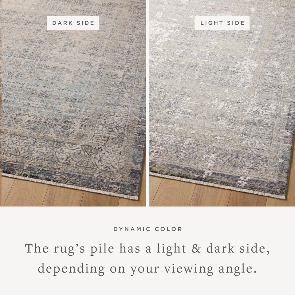 Loloi Amber Lewis Alie Collection ALE-03 Taupe/Dove 7'-10'' x 10', .13'' Pile Height, Area Rug