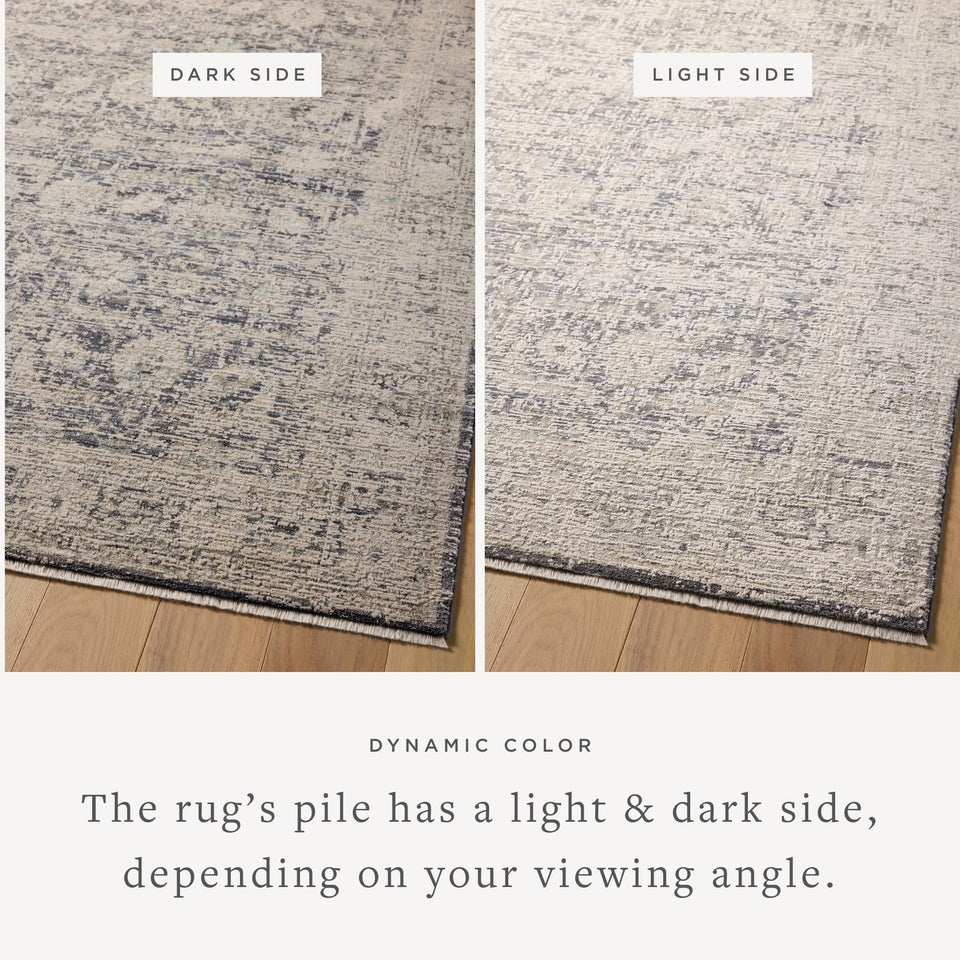 Loloi Amber Lewis Alie Collection ALE-03 Taupe/Dove 7'-10'' x 10', .13'' Pile Height, Area Rug