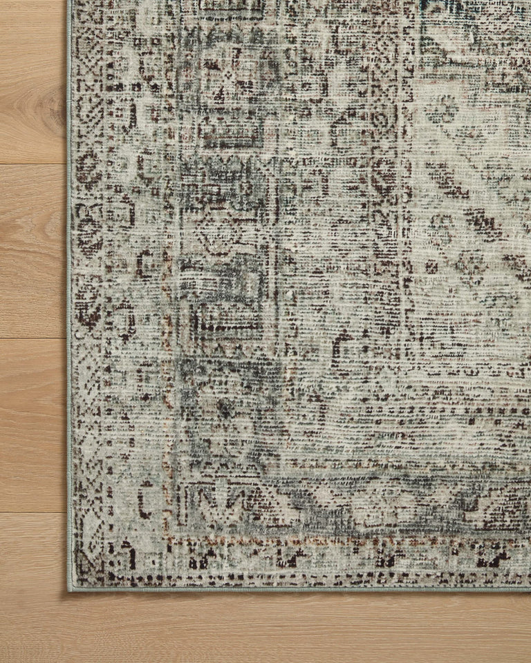 Loloi Magnolia Home by Joanna Gaines Sinclair Collection SIN-01 Pebble/Taupe 8'-6" x 11'-6", .25" Pile Height, Machine Washable, Area Rug