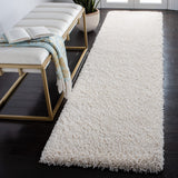 SAFAVIEH Area Rug 8x10 - California Shag Collection - Large - Beige, Non-Shedding & Easy Cleaning, Ultra Plush Thick Pile, Ideal for Living Room, Bedroom, Dining Space (SG151-1313)