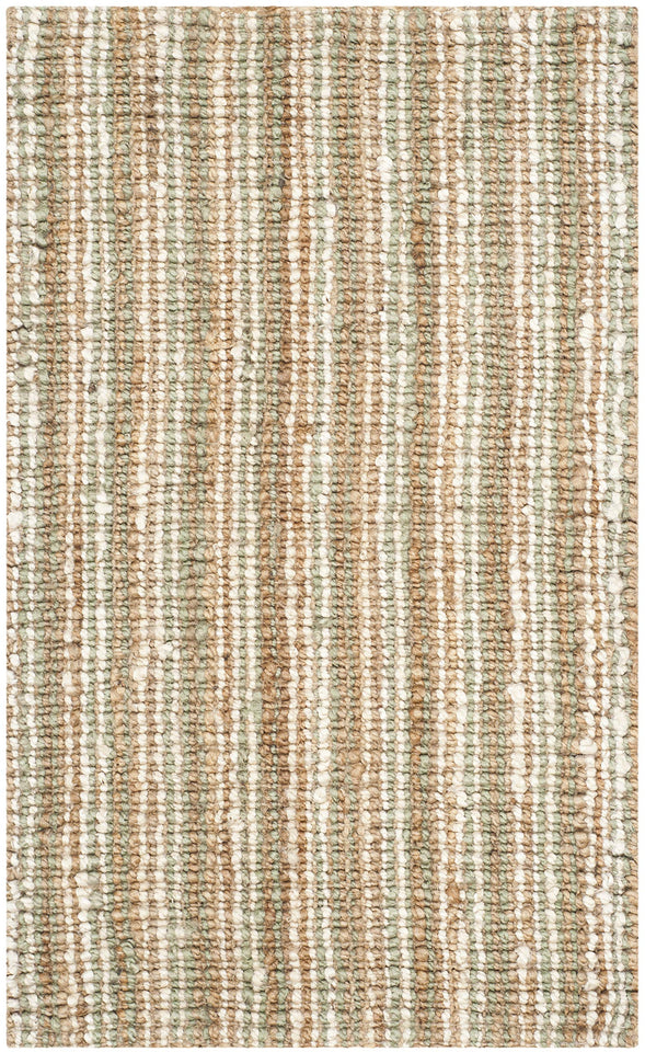 SAFAVIEH Area Rug 9x12 - Natural Fiber Collection - Large - Natural Brown, Handmade Jute, Farmhouse Style, Chunky Textured Thick Pile (NF447A)
