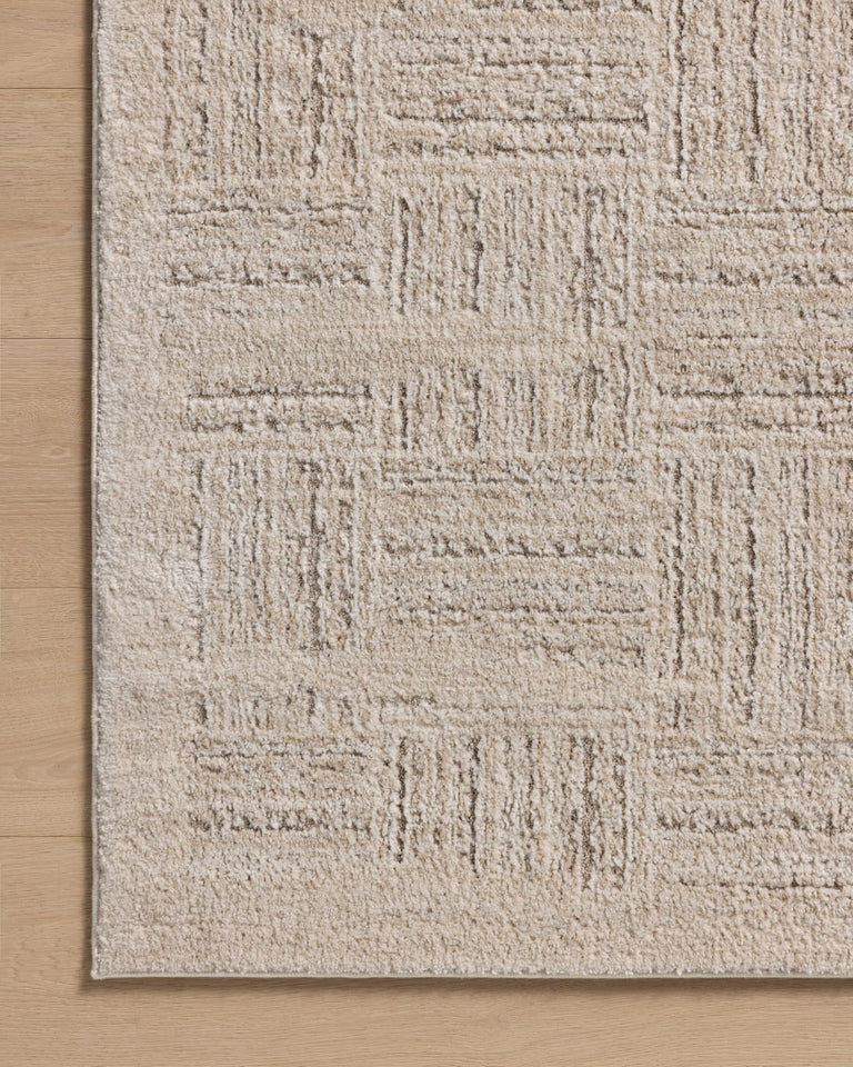 Loloi Amber Lewis Monty Collection MOT-01 Ivory/Taupe 9'-2" x 13', .50" Pile Height, Area Rug