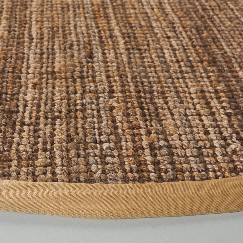 SAFAVIEH Area Rug 9x12 - Natural Fiber Collection - Large - Natural Brown, Handmade Jute, Farmhouse Style, Chunky Textured Thick Pile (NF747A)