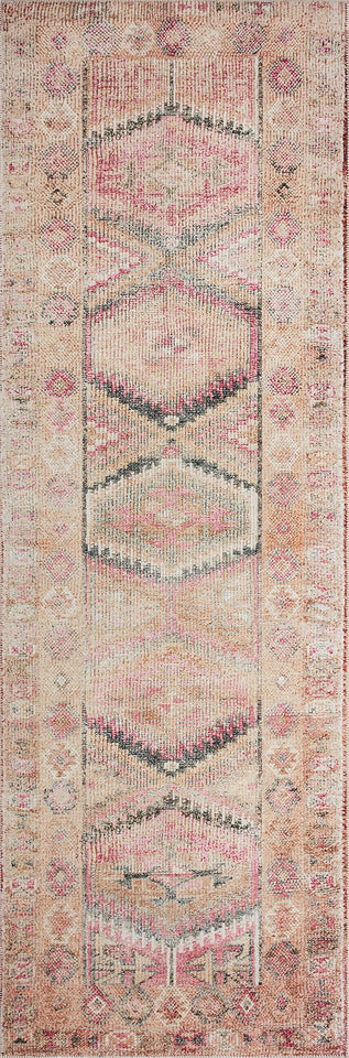 Loloi Layla Collection LAY-03 Olive/Charcoal 9'-0" x 12'-0" .13" Thick Area Rug, Soft, Durable, Vintage Inspired, Distressed, Low Pile, Non-Shedding, Easy Clean, Printed, Living Room Rug