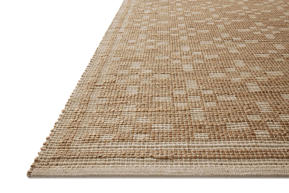 Loloi Chris Loves Julia Judy Collection JUD-07 Natural/Ivory 7'-9" x 9'-9" Area Rug