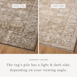 Loloi Magnolia Home by Joanna Gaines Pace Collection PAC-01 Natural/Stone 9'-6" x 12'-3" Area Rug