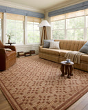 Loloi Chris Loves Julia Judy Collection JUD-07 Natural/Ivory 7'-9" x 9'-9" Area Rug