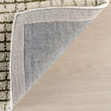 Rugs USA 8'6" x 11'6" Melrose Checked Wool Indoor Area Rug, Contemporary Farmhouse Cream for Living Room, Bedroom, Office, Entryway, Hallway