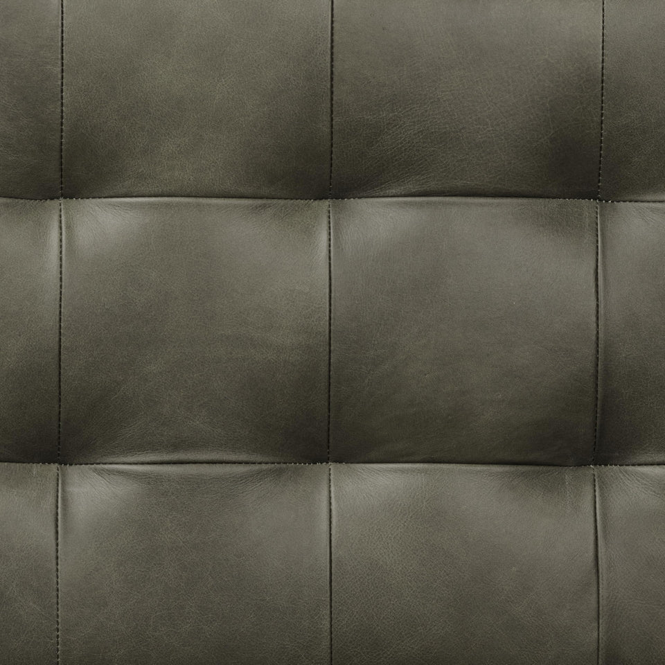 POLY & BARK Napa 72" Apartment Sofa – Italian-Tanned Full-Grain Pure-Aniline or Semi-Aniline Leather, Feather-Down Cushioning, Kiln-Dried Solid Wood Frame, Walnut Legs - Cognac Tan