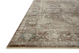 Loloi Magnolia Home by Joanna Gaines Millie Collection MIE-02 Sky/Gold 7'-10" x 10', .25" Pile Height, Area Rug