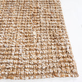 SAFAVIEH Area Rug 9x12 - Natural Fiber Collection - Large - Natural Brown, Handmade Jute, Farmhouse Style, Chunky Textured Thick Pile (NF447A)