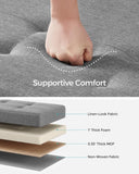 SONGMICS Storage Ottoman Bench, Foldable Foot Rest with Legs, 15 x 43 x 15.7 Inches, End of Bed Bench, Storage Chest, Load up to 660 lb, for Living Room, Bedroom, Entryway, Ink Black ULSF018B01