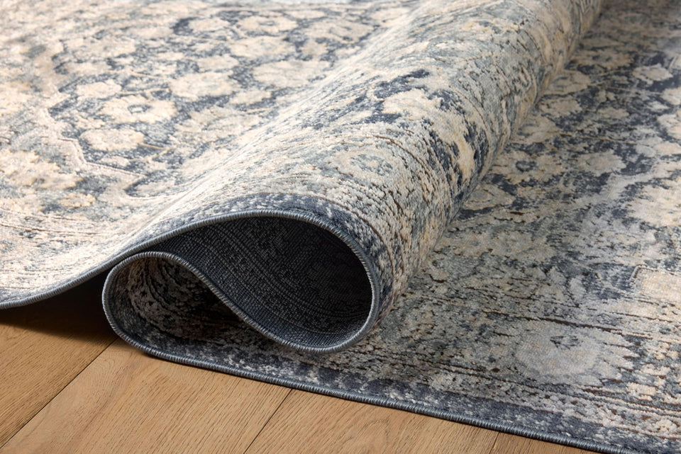 Loloi Teagan Collection TEA-03 Ivory/Sand 9'-9" x 13'-6" Area Rug, Large, Soft Neutral Rug, High-Traffic for Living Room, Bedroom, Home Office, Dining Area