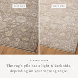 Loloi Magnolia Home by Joanna Gaines Pace Collection PAC-01 Natural/Stone 9'-6" x 12'-3" Area Rug
