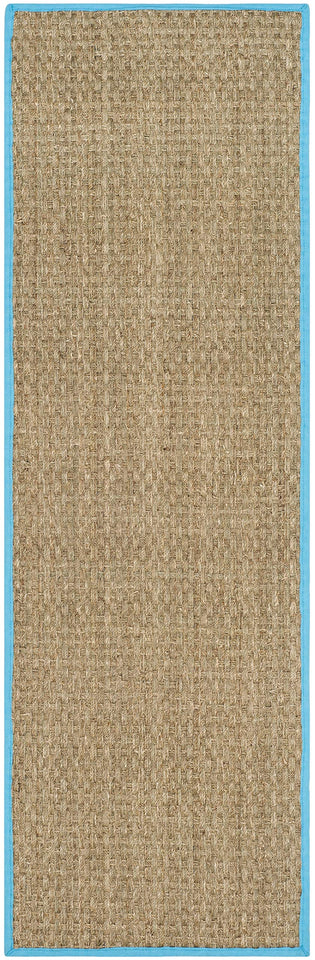 SAFAVIEH Area Rug 8x10 - Natural Fiber Collection - Large - Natural & Beige, Seagrass, Basketweave Pattern (NF114A)
