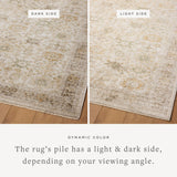 Loloi Magnolia Home by Joanna Gaines Pace Collection PAC-01 Natural/Stone 9'-6" x 12'-3" Area Rug