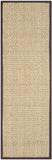SAFAVIEH Area Rug 8x10 - Natural Fiber Collection - Large - Natural & Beige, Seagrass, Basketweave Pattern (NF114A)