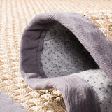 SAFAVIEH Area Rug 8x10 - Natural Fiber Collection - Large - Natural & Beige, Seagrass, Basketweave Pattern (NF114A)