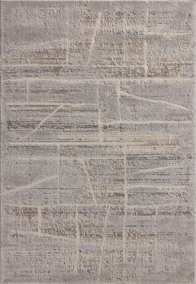 Loloi Amber Lewis Monty Collection MOT-01 Ivory/Taupe 9'-2" x 13', .50" Pile Height, Area Rug