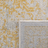 SAFAVIEH Evoke Collection Area Rug - 9' x 12', Ivory & Taupe, Oriental Distressed Design, Non-Shedding & Easy Care, Ideal for High Traffic Areas in Living Room, Bedroom (EVK256E)