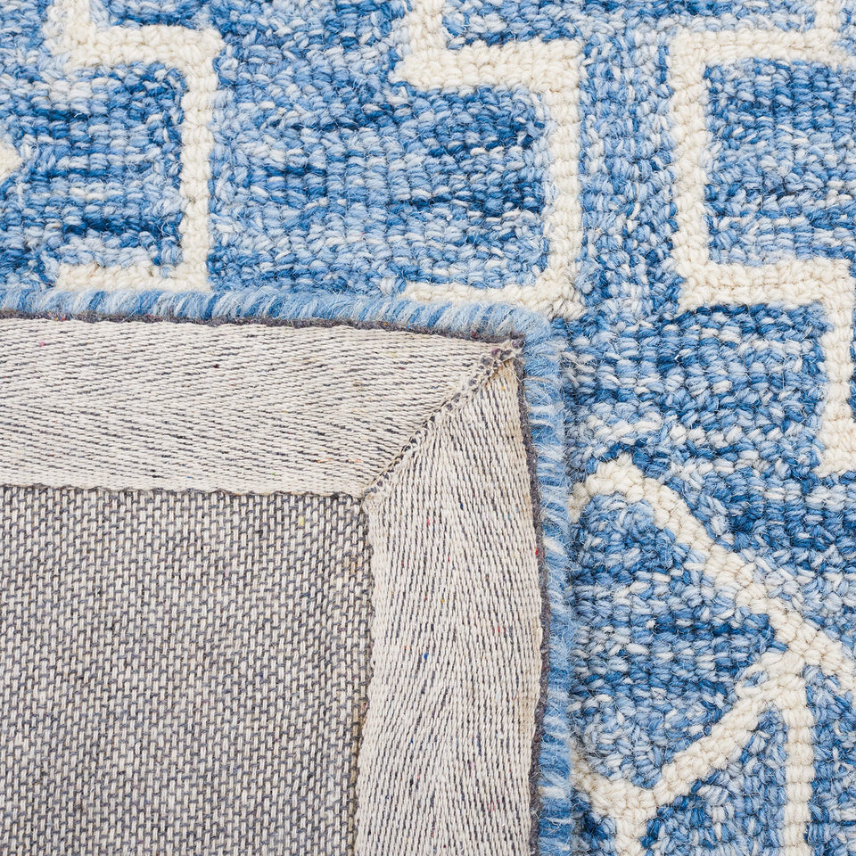 SAFAVIEH Area Rug 8x10 - Natura Collection - Large - Beige & Ivory, Handmade Wool Blend, Textured Design, Ideal for Living Room, Bedroom, Dining Space (NAT425B)