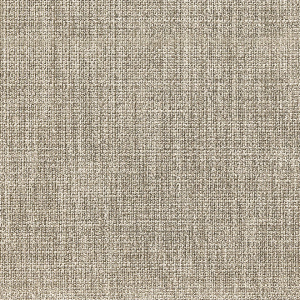 Amazon Basics Round Linen Ottoman with Storage, Tufted Upholstered Footstool for Living Room and Bedroom, 20" x 17", Linen Burlap Beige