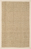 SAFAVIEH Area Rug 8x10 - Natural Fiber Collection - Large - Natural & Beige, Seagrass, Basketweave Pattern (NF114A)
