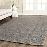 SAFAVIEH Area Rug 9x12 - Natural Fiber Collection - Large - Natural Brown, Handmade Jute, Farmhouse Style, Chunky Textured Thick Pile (NF447A)