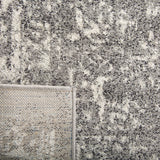 SAFAVIEH Evoke Collection Area Rug - 9' x 12', Ivory & Taupe, Oriental Distressed Design, Non-Shedding & Easy Care, Ideal for High Traffic Areas in Living Room, Bedroom (EVK256E)