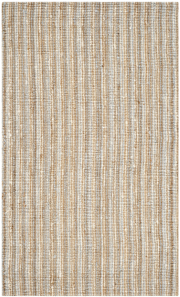 SAFAVIEH Area Rug 9x12 - Natural Fiber Collection - Large - Natural Brown, Handmade Jute, Farmhouse Style, Chunky Textured Thick Pile (NF447A)