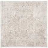 SAFAVIEH Evoke Collection Area Rug - 9' x 12', Ivory & Taupe, Oriental Distressed Design, Non-Shedding & Easy Care, Ideal for High Traffic Areas in Living Room, Bedroom (EVK256E)