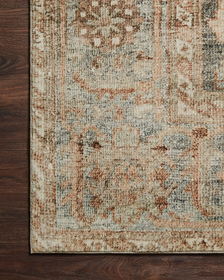 Loloi Margot Collection MAT-01 Antique/Sage 8'-6" x 11'-6" Area Rug, No-Shed Easy Clean Large Patterned Area Rug for Living Room, Bedroom, Dining Area