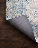 Loloi Layla Collection LAY-03 Olive/Charcoal 9'-0" x 12'-0" .13" Thick Area Rug, Soft, Durable, Vintage Inspired, Distressed, Low Pile, Non-Shedding, Easy Clean, Printed, Living Room Rug