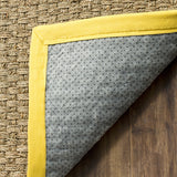 SAFAVIEH Area Rug 8x10 - Natural Fiber Collection - Large - Natural & Beige, Seagrass, Basketweave Pattern (NF114A)