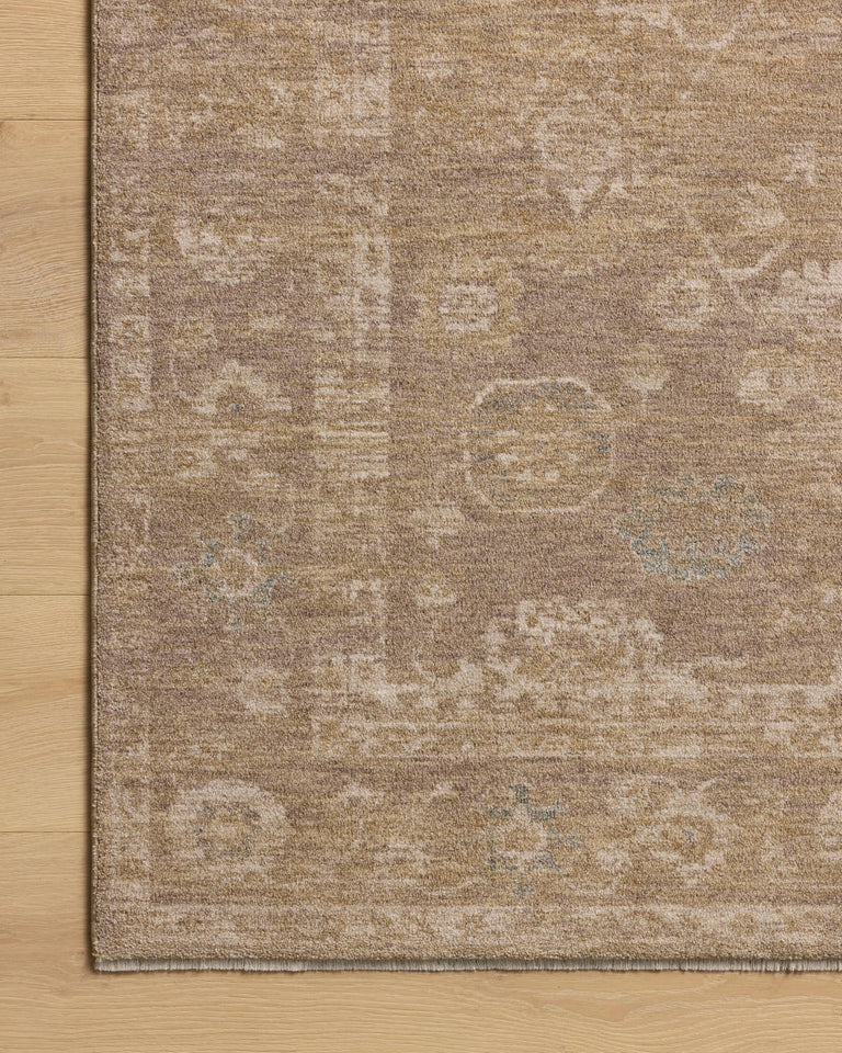 Loloi Chris Loves Julia Louisa Collection LOI-03 Taupe/Ivory 7'-10" x 10', .38" Pile Height, Area Rug