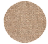 SAFAVIEH Area Rug 8x10 - Natural Fiber Collection - Large - Natural & Beige, Seagrass, Basketweave Pattern (NF114A)