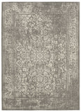 SAFAVIEH Evoke Collection Area Rug - 9' x 12', Ivory & Taupe, Oriental Distressed Design, Non-Shedding & Easy Care, Ideal for High Traffic Areas in Living Room, Bedroom (EVK256E)