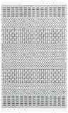 SAFAVIEH Area Rug 8x10 - Natura Collection - Large - Ivory, Handmade Wool, Moroccan Boho Fringe Design, Ideal for Living Room, Bedroom, Dining Space (NAT852B)