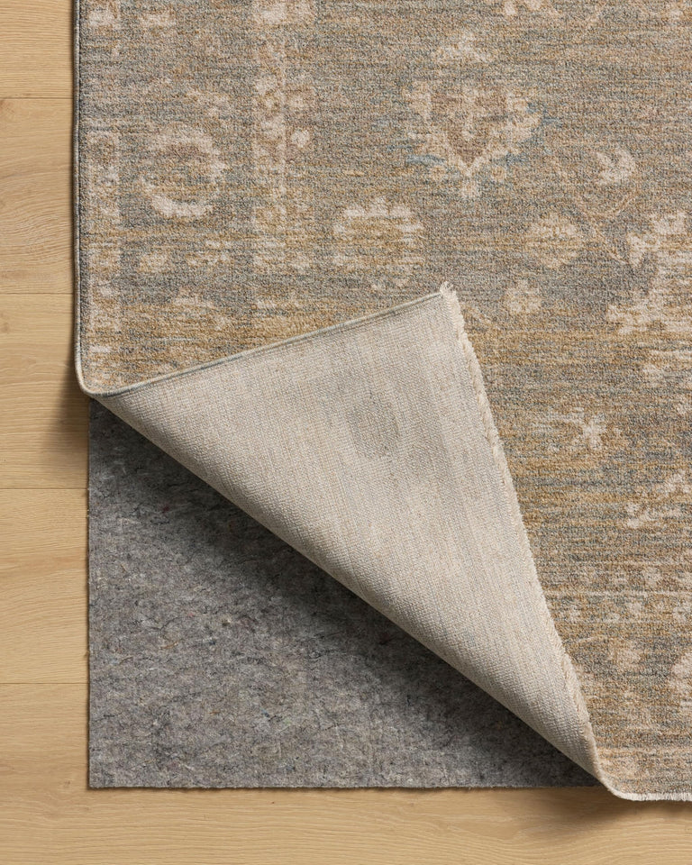 Loloi Chris Loves Julia Louisa Collection LOI-03 Taupe/Ivory 7'-10" x 10', .38" Pile Height, Area Rug