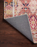 Loloi Layla Collection LAY-03 Olive/Charcoal 9'-0" x 12'-0" .13" Thick Area Rug, Soft, Durable, Vintage Inspired, Distressed, Low Pile, Non-Shedding, Easy Clean, Printed, Living Room Rug