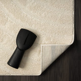 LUXE WEAVERS Modern Geometric Wave Cream 9x12 Area Rug