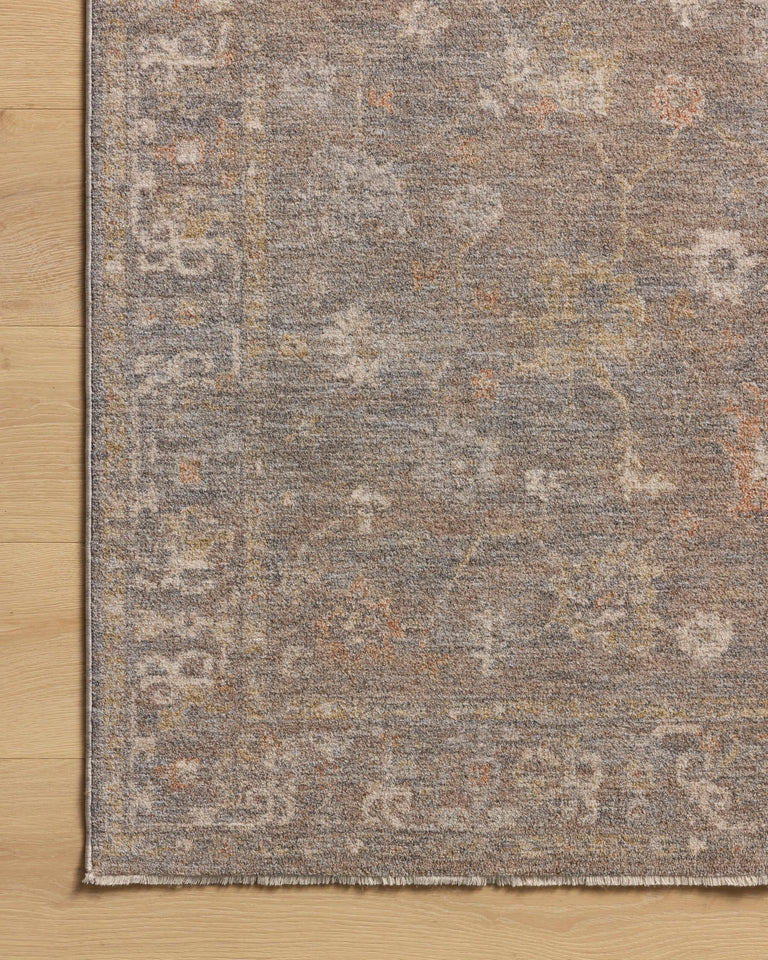 Loloi Chris Loves Julia Louisa Collection LOI-03 Taupe/Ivory 7'-10" x 10', .38" Pile Height, Area Rug