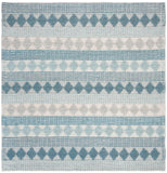 SAFAVIEH Area Rug 8x10 - Natura Collection - Large - Ivory, Handmade Wool, Moroccan Boho Fringe Design, Ideal for Living Room, Bedroom, Dining Space (NAT852B)