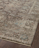 Loloi Magnolia Home by Joanna Gaines Millie Collection MIE-02 Sky/Gold 7'-10" x 10', .25" Pile Height, Area Rug
