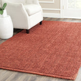 SAFAVIEH Area Rug 9x12 - Natural Fiber Collection - Large - Natural Brown, Handmade Jute, Farmhouse Style, Chunky Textured Thick Pile (NF447A)